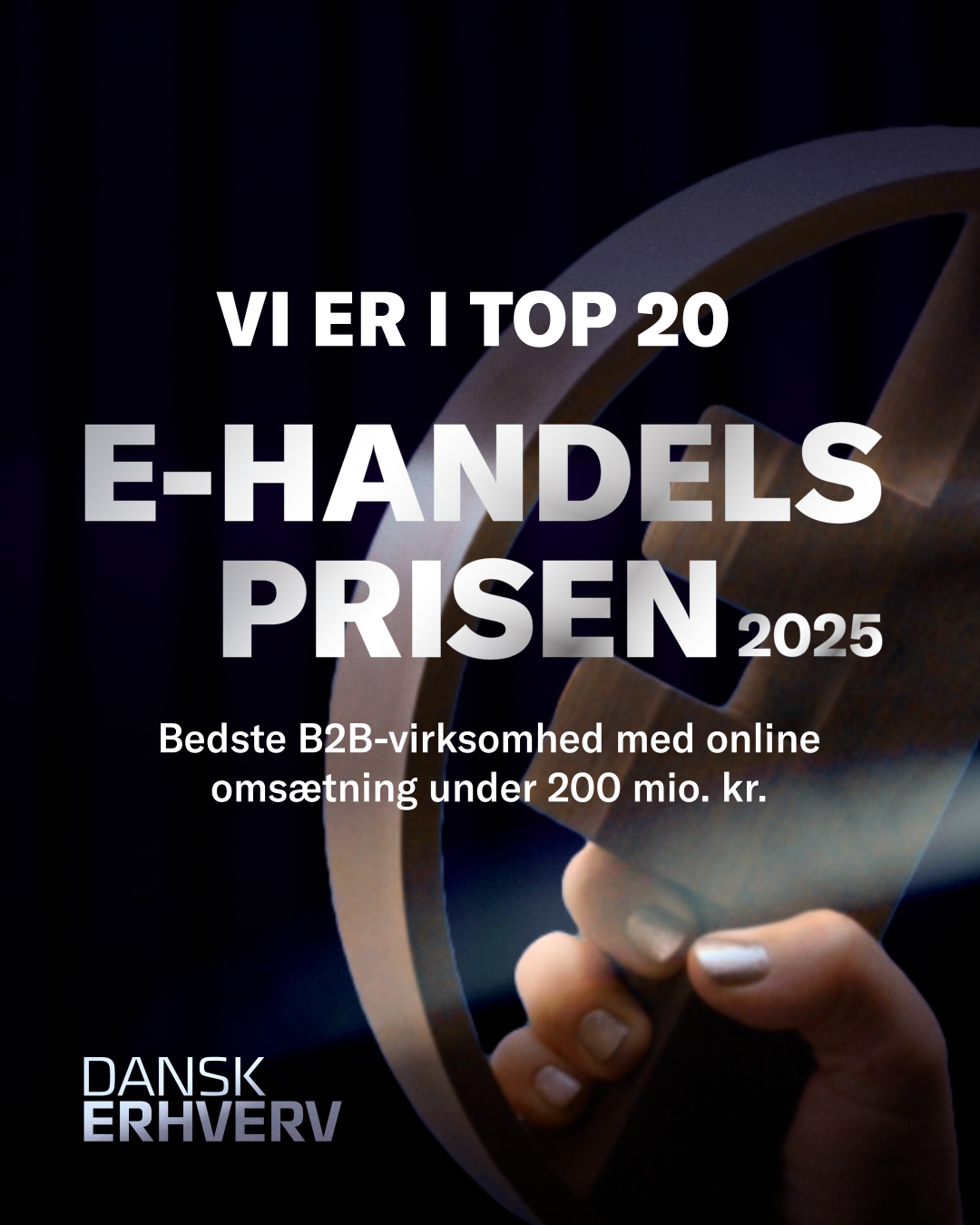 e-handels prisen 2025 - Bedste b2b under 200mio kr.